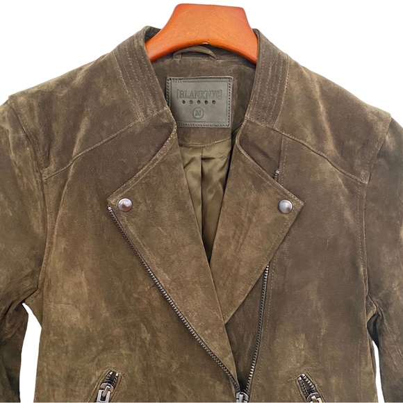 Blank NYC Suede Leather Moto Jacket - Picture 2 of 11
